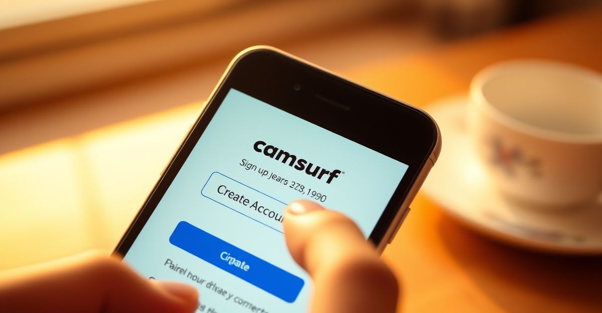 Step by step: creating your Camsurf account